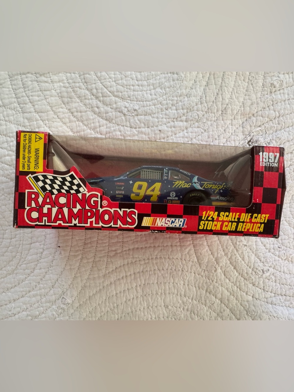 Vintage Racing Champions 1:24 NASCAR Bill Elliott 1997 Ford #94 Mac Tonight